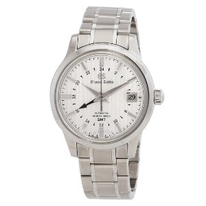Elegance Hi-Beat 36000 GMT Automatic White Dial Watch