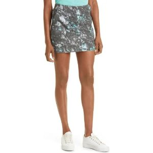 ATM Anthony Thomas Melillo Abstract Print Ripstop Cotton Skirt