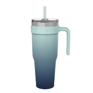 ZAK! Designs Stainless Steel Double Walled Waverly Tumbler - Blue Ombre