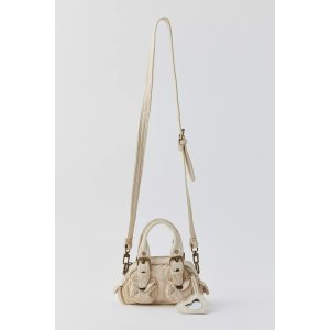 BDG Mini Denim Duffle Charm Crossbody Bag