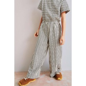 Zara STRIPED RUSTIC FULL LENGTH JUMPSUIT