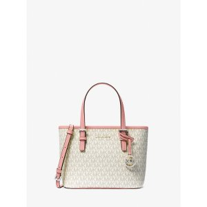 Michael Kors Jet Set Travel Extra-Small Logo Top-Zip Tote Bag