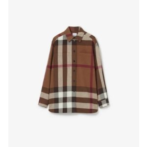 Burberry Check Wool Cotton Flannel ShirtOriginal price $1,150.00 Sale price $580.00