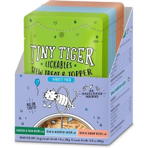 Tiny Tiger Lickables Stew Variety Pack Cat Treat & Topper