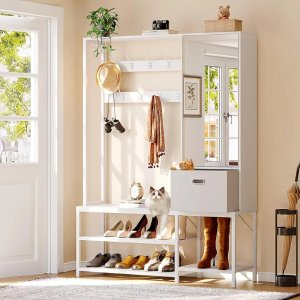 Dalevon Hall Tree 47.2'' Wide with Bench and Shoe Storage