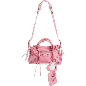 Balenciaga Extra Small Neo Cagole Leather Top Handle Bag