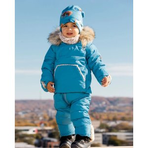 One Piece Baby Car Seat Snowsuit Sky Blue