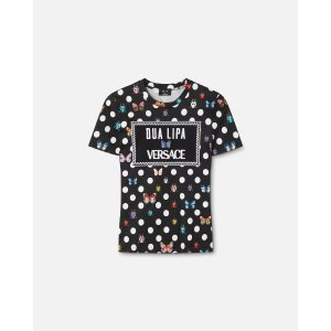 Versace Embroidered Butterflies T-Shirt