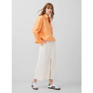 Alissa Cotton Cropped Shirt