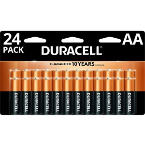 Duracell ® Coppertop AA Alkaline Batteries, Pack Of 24 Item # 458914