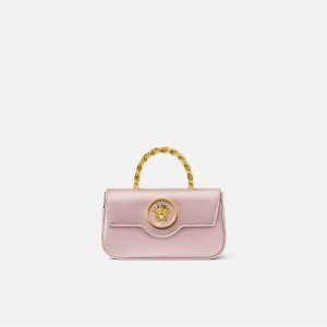 Versace La Medusa Satin Mini Bag