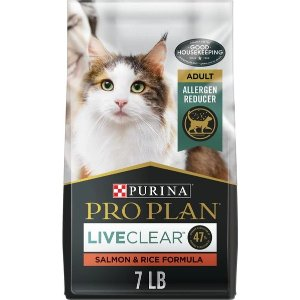 Purina Pro Plan Veterinary Diets Purina Pro Plan LiveClear Probiotic High Protein Salmon & Rice Formula Dry Cat Food
