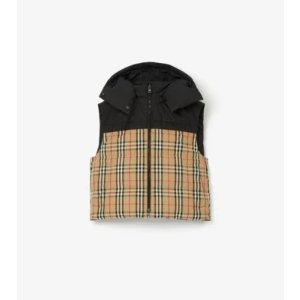 Burberry Reversible Check Puffer Gilet