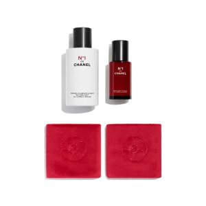 Chanel N°1 DE CHANEL LIMITED-EDITION SPORT SET 1.0 fl. oz. N°1 DE CHANEL REVITALIZING SERUM and 4.7 fl. oz. N°1 DE CHANEL REVITALIZING BODY SERUM-IN-MIST