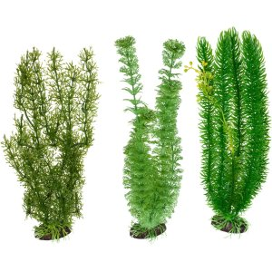 Imagitarium Green Background Plastic Aquarium Plant