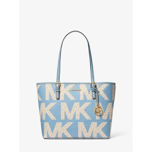 Michael Kors Jet Set Medium Graphic Logo Tote Bag