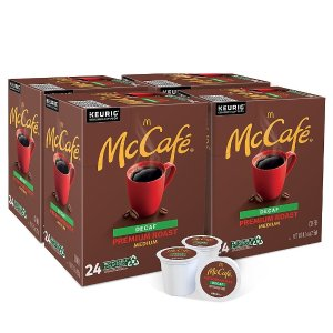 McCafe Premium Roast Decaf Coffee Keurig® K-Cup® Pods, Medium Roast, 96/Carton (080443CT)