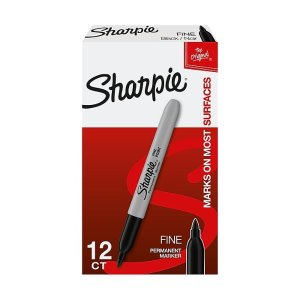 Sharpie Sharpie Fine Point Permanent Markers 12-Count