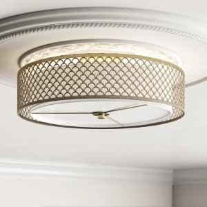 Aubusson 2 - Light 18.25''W Semi Flush Mount