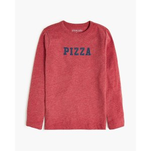 J.Crew Boys' pizza graphic tee