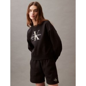 Calvin Klein Monogram Logo Relaxed Crewneck Sweatshirt