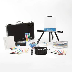 Artists Loft 101 Piece Deluxe Easel Art Set by Artist's Loft™ Necessities™
