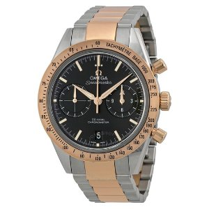 Omega Speedmaster Chronograph Automatic Chronometer Black Dial Men's Watch