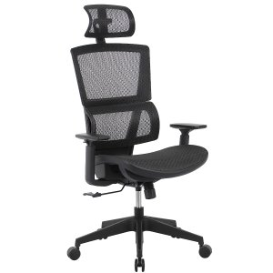 realspace ® Radano Mesh High-Back Executive Office Chair, Black, BIFMA Compliant
