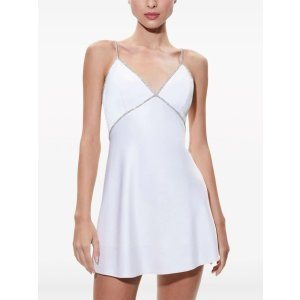 Alice + Olivia Julienne crystal-embellished dress