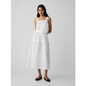 Gap × DOEN Eyelet Midi Skirt