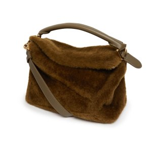 Loewe Small Puzzle bag in shearling