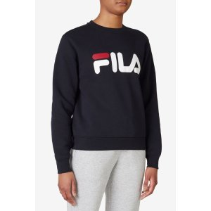 Classic Fila Logo Long Sleeve Crew