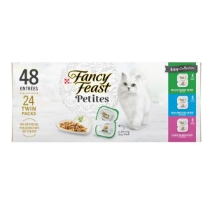 fancy feast Gourmet Petites Gravy Collection Variety Pack Wet Cat Food