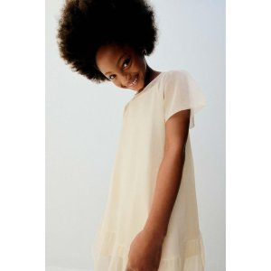 Zara KNIT ORGANZA DRESS