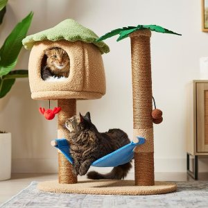 FRISCO Frisco Tiki Hut 31" Cat Tree & Condo
