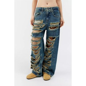 Urban Outfitters BDG Jaya Baggy Boyfriend Jean - Extra Distressed