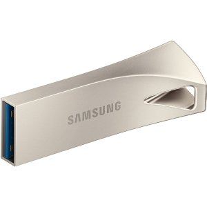 Samsung BAR Plus 256GB USB 3.1 Type A Flash Drive, Champagne Silver (MUF-256BE3/AM)