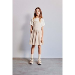 Zara PLEATED PINAFORE DRESS