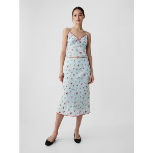 Gap × DOEN Floral Midi Skirt