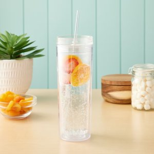 18.5oz. Plastic Bottle with Straw by Celebrate It™ | Michaels