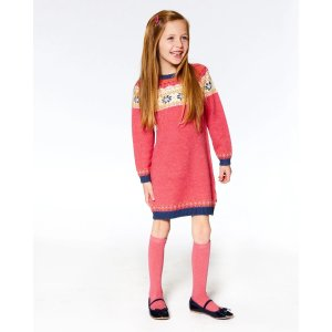Icelandic Knitted Dress Pink