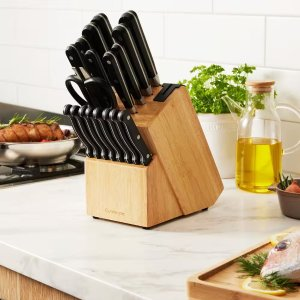 Cuisine::pro SABRE 20-Piece Stainless Steel Knife Set with Knife Block