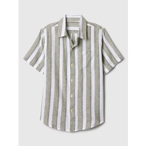Gap Kids Linen-Blend Vacay Shirt