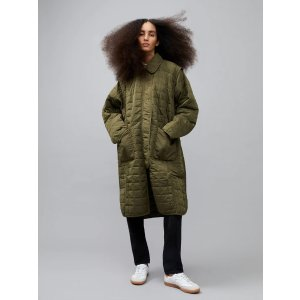 Aris Quilt Coat Olive Night | French Connection US