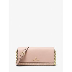 Michael Kors Jet Set Large Signature Logo Convertible Crossbody Bag