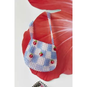 Kimchi Blue Beaded Baguette Bag