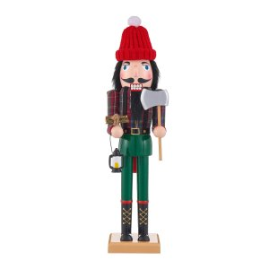 Ashland 16" Red & Black Plaid Collectible Nutcracker by Ashland®
