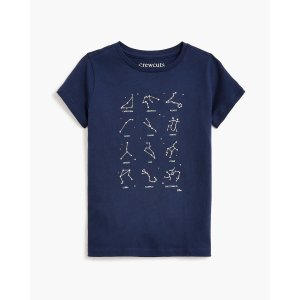 J.Crew Girls' astrology chart graphic tee