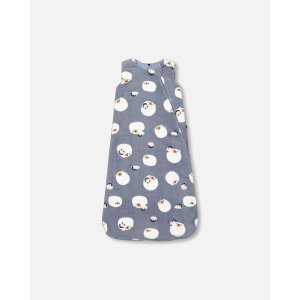 Printed Plush Sleep Sack Blue Bears
