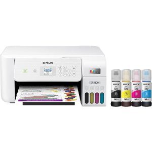 Epson EcoTank ET-2800 Wireless Color All-in-One Cartridge-Free Supertank Printer White